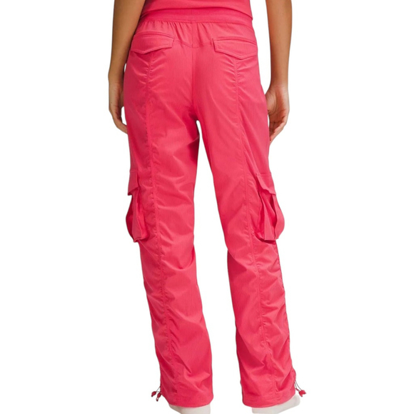 LULULEMON Dance Studio Relaxed-Fit Mid-Rise Cargo Pant Glaze Pink Medium - Picture 4 of 9